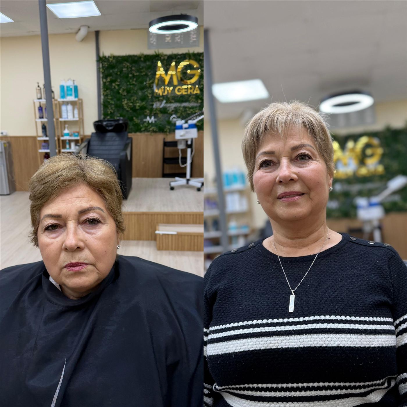 Resultado de coloración capilar en Muy Gera Studio, Molina 1